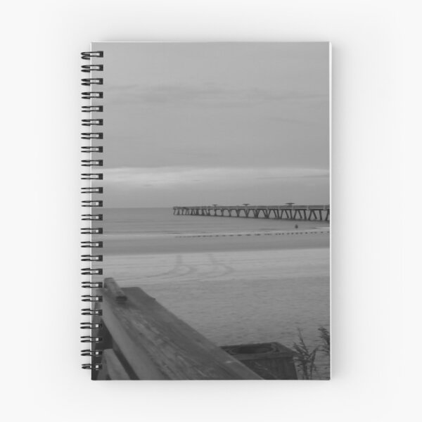 Item preview, The Pier Streching Out into Sea BW designed and sold by Craig Kauzmann.