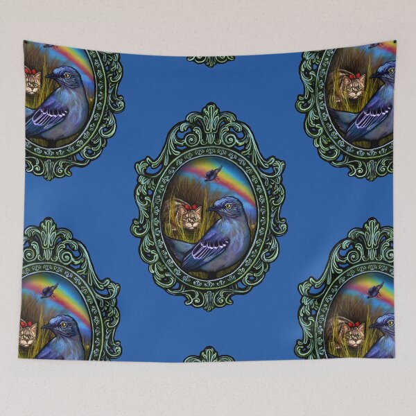 Item preview, Kitsch Cameo: Kitty Hunt designed and sold by FreyStrandDraws.