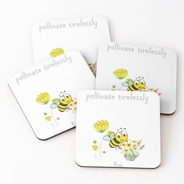 Item preview, Be a Bee! Pollinate your ideas. Digital Art Work. designed and sold by BrendaDesigner.