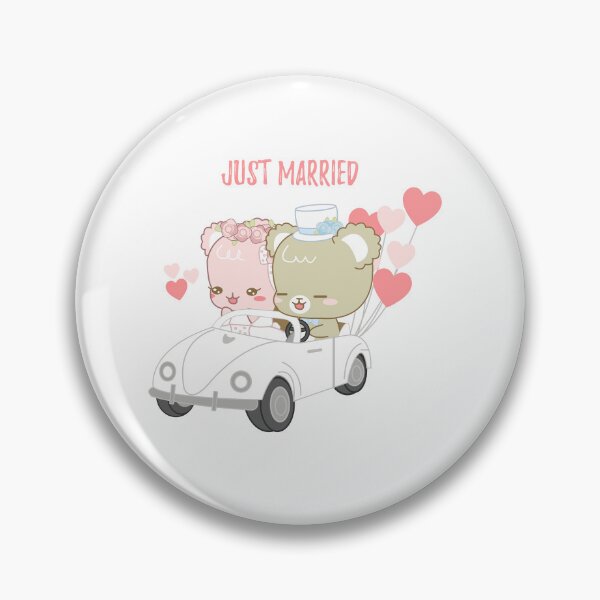 Item preview, Sugar Cubs Just Married! designed and sold by LadyCatFashion.