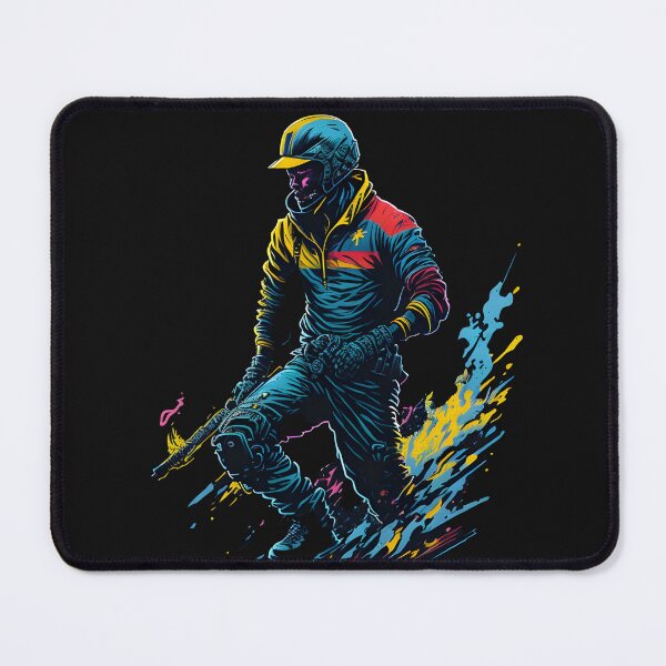Item preview, Revolutionize Your Look: Digital Art and Clothing of a Vibrant Male Baseball Player designed and sold by Chromatic-Art.