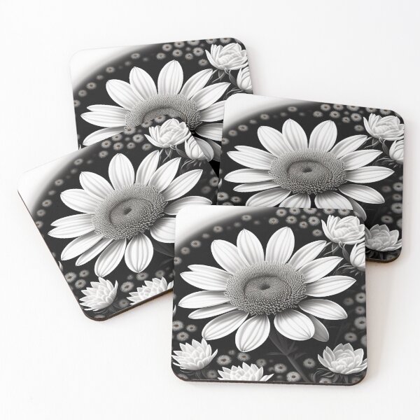 Item preview, Black and White Beauty: Bee on a Sunflower designed and sold by Lnet16.