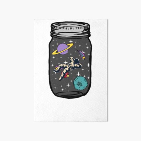 Galaxy in a Jar Sticker for Sale by artolxxvia