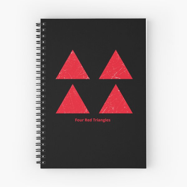 Item preview, Four Red Triangles designed and sold by Symbologee.