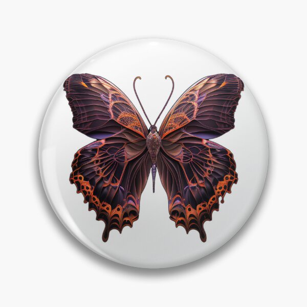 Item preview, Beautiful Vibrant Purple and Orange Butterfly designed and sold by Expressive Vision.