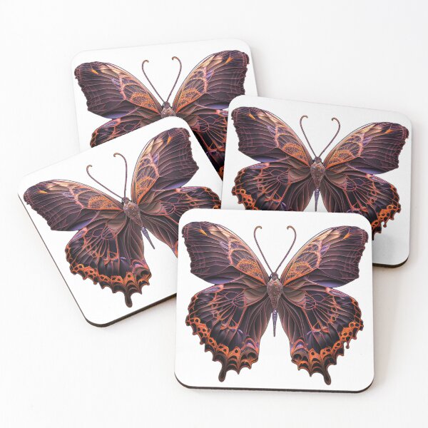 Item preview, Beautiful Vibrant Purple and Orange Butterfly designed and sold by Expressive Vision.