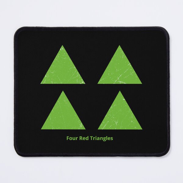 Item preview, Four Green Triangles designed and sold by Symbologee.