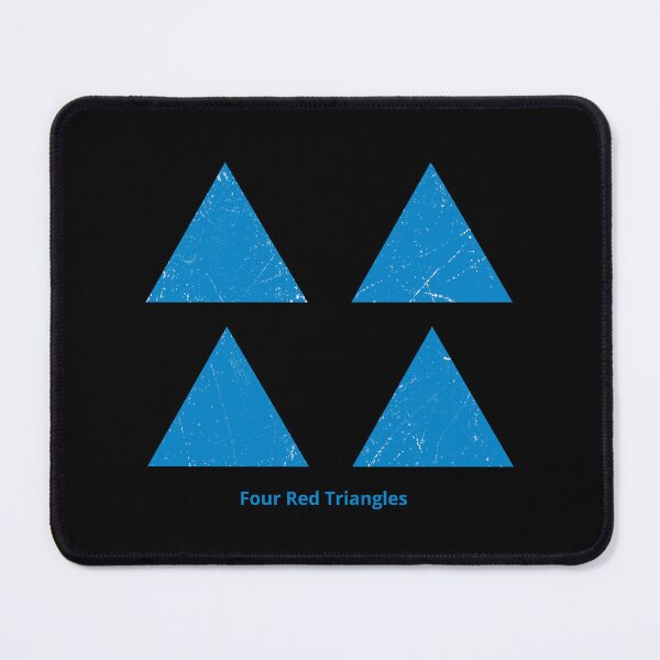 Item preview, Four Blue Triangles designed and sold by Symbologee.