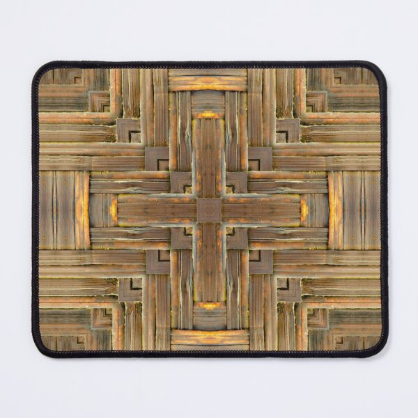 Artikelvorschau, Wood Woven Weave Kaleidoscope Pattern 1 entworfen und verkauft von Swabcraft.