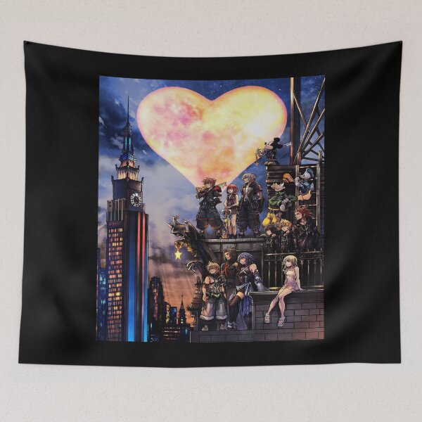Item preview, kingdom hearts video game art designed and sold by luisedaren.