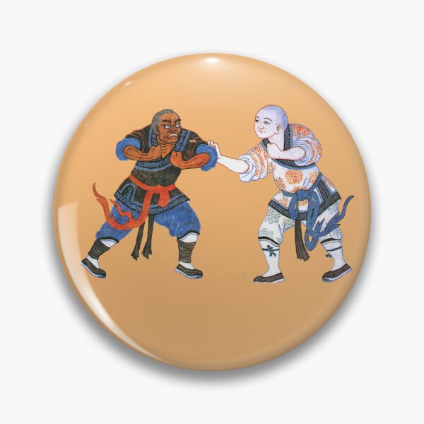 Item preview, Shaolin Monks (7 pairs) practice kung fu - Martial Arts designed and sold by NurturingSpirit.