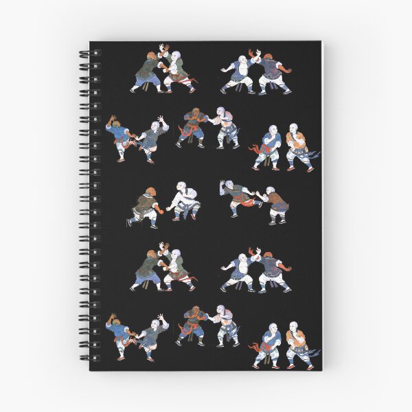 Item preview, Shaolin Monks (7 pairs) practice kung fu - Martial Arts designed and sold by NurturingSpirit.