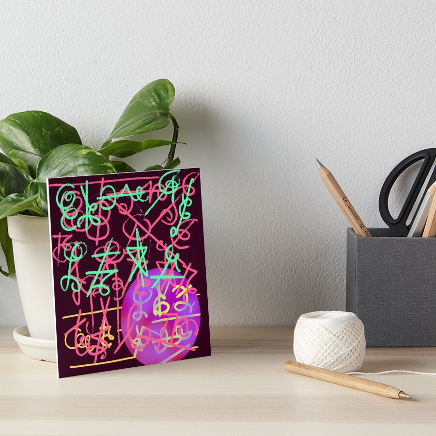 Item preview, Art Board Print designed and sold by GoodnStuff.