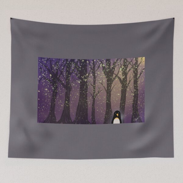Item preview, Nighttime penguin  designed and sold by ShinyGuava.