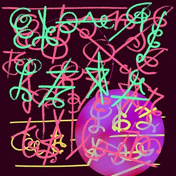 Artwork thumbnail, secret code by David Jardine