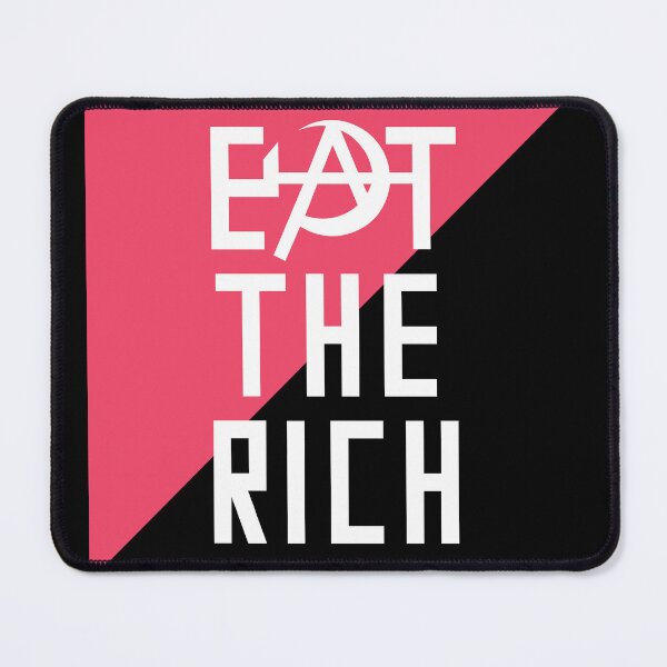 Item preview, Eat the Rich Anarcho-Queer Flag (Smooth Anarchy A) designed and sold by mostlyghostly42.