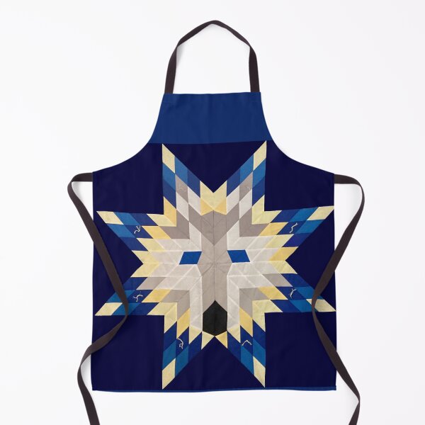 Item preview, Blue Eyed Wolf Star Quilt designed and sold by Dee Croaker Artistry.