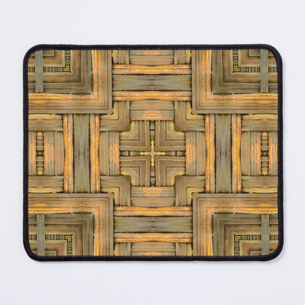 Artikelvorschau, Wood Woven Weave Kaleidoscope Pattern 3 entworfen und verkauft von Swabcraft.