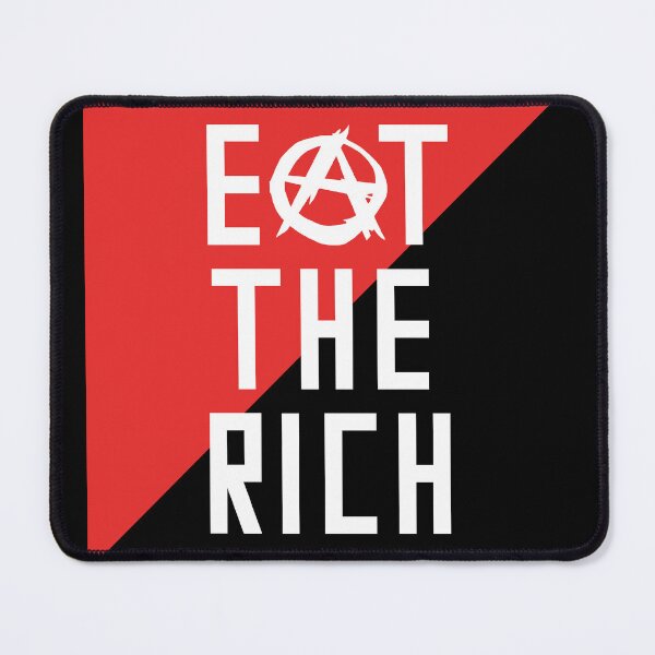 Item preview, Eat the Rich Anarcho-Communism Flag (Rough Anarchy A) designed and sold by mostlyghostly42.