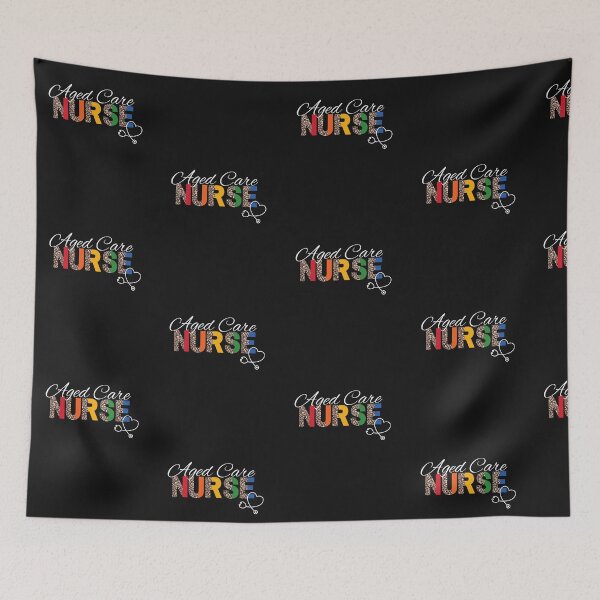 Item preview, Aged Care Nurse (White printing for dark background)  designed and sold by RhondaLily.