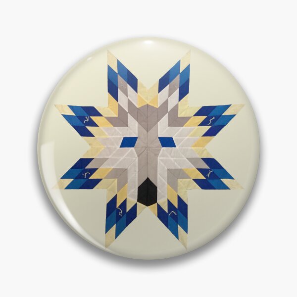 Item preview, Blue Eyed Wolf Star Design-Shaped designed and sold by Dee Croaker Artistry.