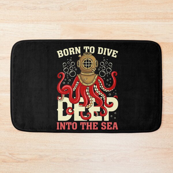 Item preview, Born To Dive Deep Into The Sea  - Funny Gifts for Octopuses Lovers by FanityPrints designed and sold by FanityPrints.