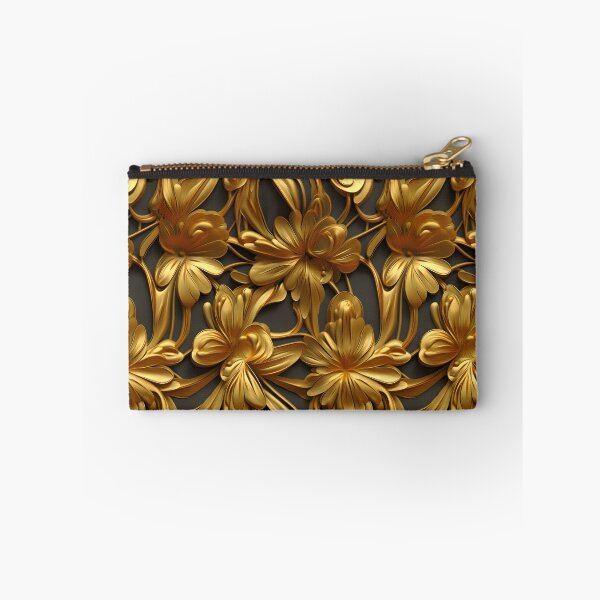 Item preview, Gold Floral 3D designed and sold by SunsetIconic.