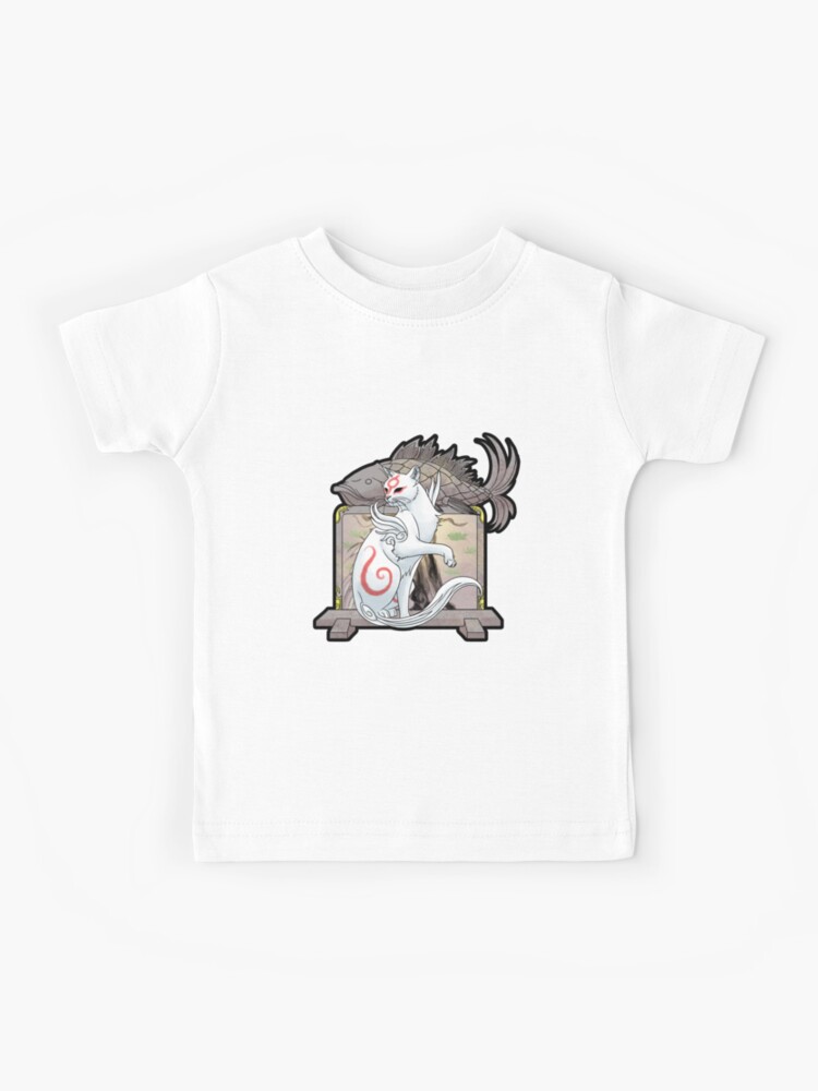 Kabegami Okami Kids T Shirt By Susmishious Redbubble