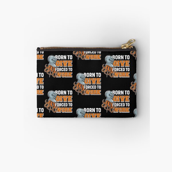Item preview, Born To Dive Forced To Work  - Funny Gifts for Octopuses Lovers by FanityPrints designed and sold by FanityPrints.