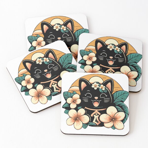 Item preview, Midnight Hawaii Cat designed and sold by Kona Cat Creationz.