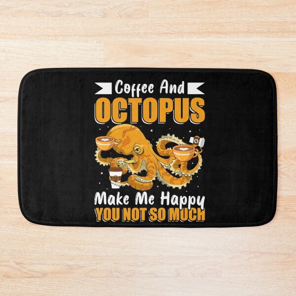 Item preview, Coffee And Octopus  - Funny Gifts for Octopuses Lovers by FanityPrints designed and sold by FanityPrints.