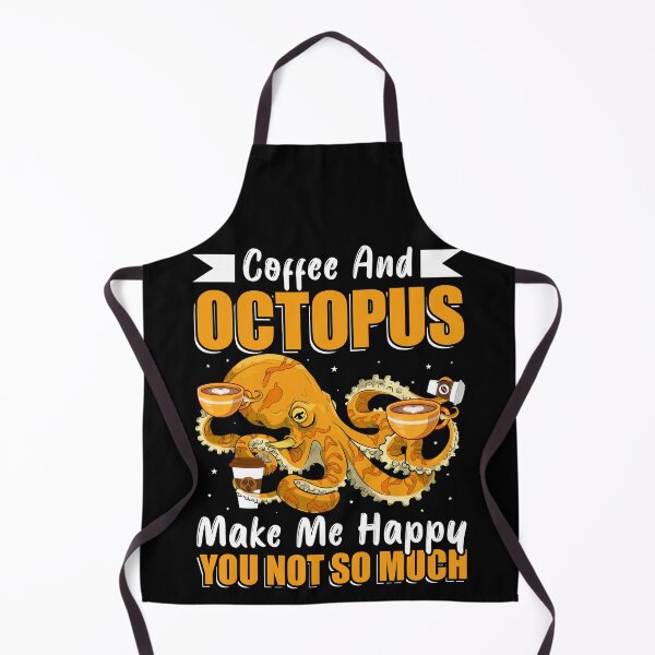 Item preview, Coffee And Octopus  - Funny Gifts for Octopuses Lovers by FanityPrints designed and sold by FanityPrints.