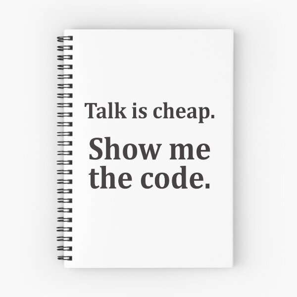 Item preview, Talk is cheap. Show me the code. designed and sold by OCNau.