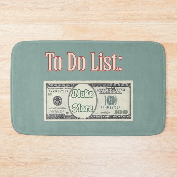 Item preview, To Do List: Make More Money: Funny To Do List With 100 Dollar Bill designed and sold by JoyOfHopeStore.