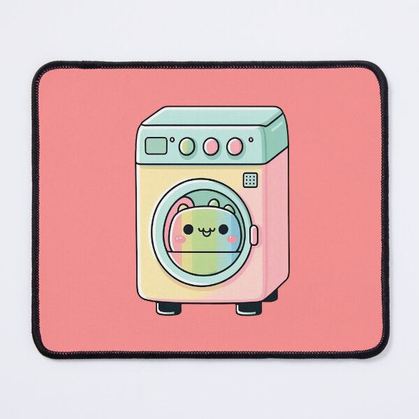 Item preview, Clean Machine A Cute and Adorable Washing Machine Makes Cleaning a Breeze designed and sold by ultra-cute.