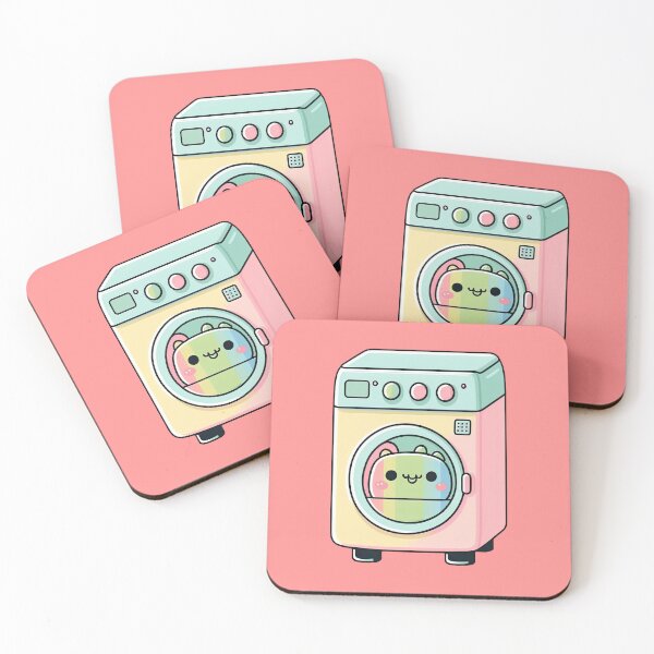 Item preview, Clean Machine A Cute and Adorable Washing Machine Makes Cleaning a Breeze designed and sold by ultra-cute.