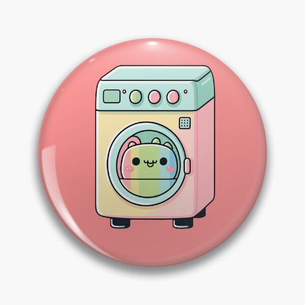 Item preview, Clean Machine A Cute and Adorable Washing Machine Makes Cleaning a Breeze designed and sold by ultra-cute.