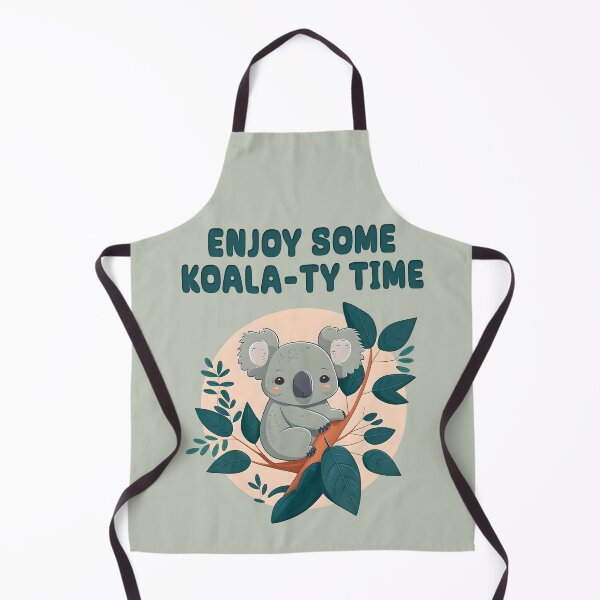 Item preview, Enjoy Some Koala-ty Time Cute Graphic Pun Phrase Design designed and sold by entwithanaxe.
