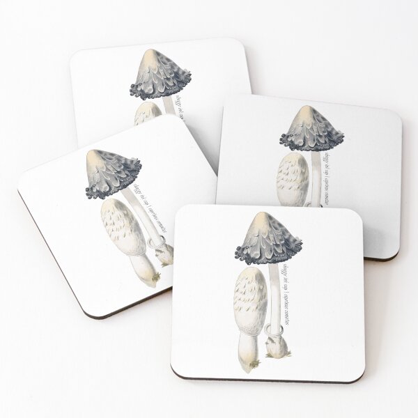 Item preview, Shaggy inkcap mushroom designed and sold by punchyflamingo.
