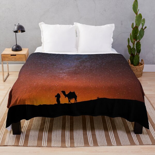 Item preview, Milky Way Rising Above Camel and Desert Dunes designed and sold by DEL-Productions.