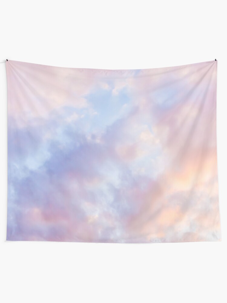 pink cloud tapestry