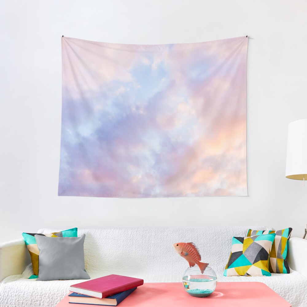 Pink sky Tapestry