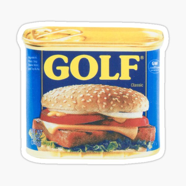 GOLF in a can | Tyler The Creator Sticker