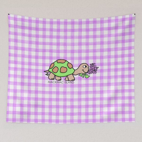Item preview, Mackinac Island Turtle and Lilacs designed and sold by JoyfulDaisy.