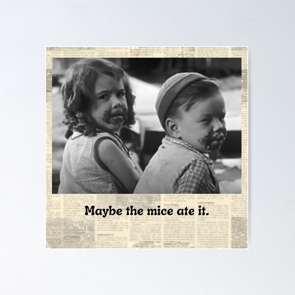 Item preview, Maybe the mice ate it. designed and sold by CHADHAIR.