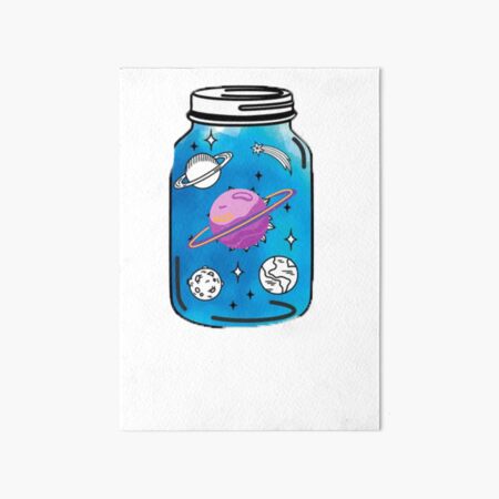 Galaxy in a Jar Sticker for Sale by artolxxvia