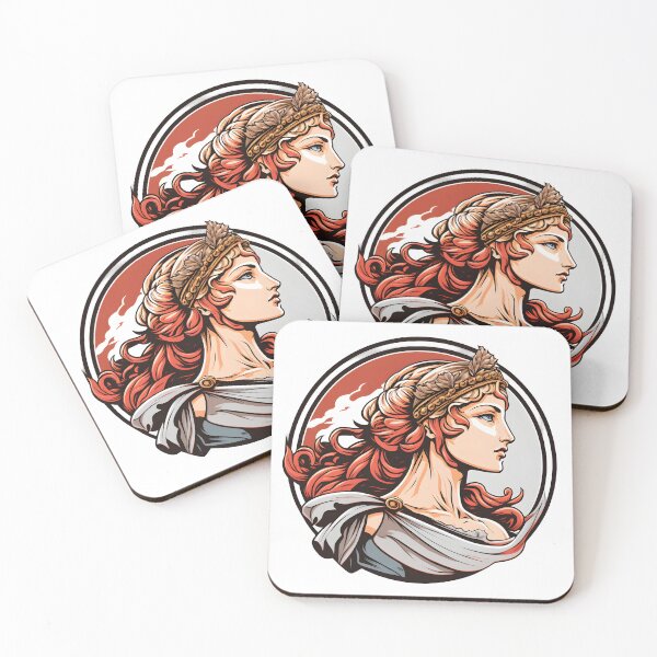 Item preview, Athena - Greek Goddess of Wisdom and War Sticker designed and sold by Cosmoverso.