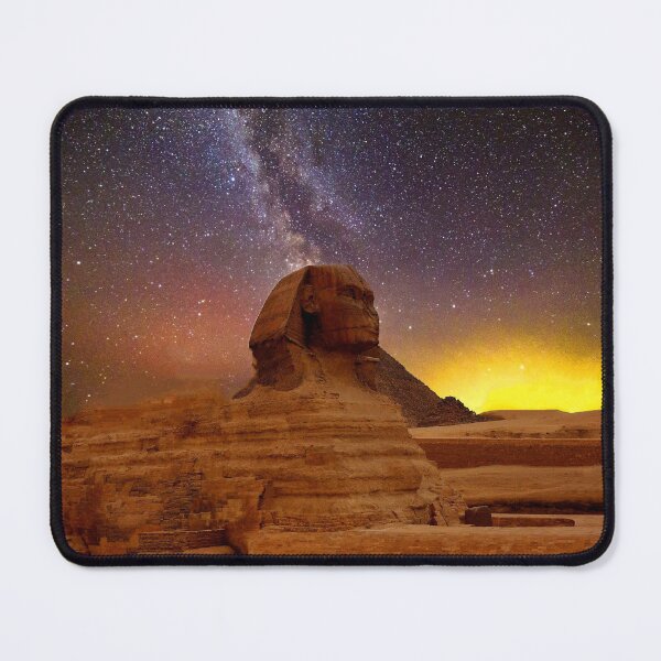 Item preview, Milky Way Rising Over Majestic Eternal Sphinx designed and sold by DEL-Productions.