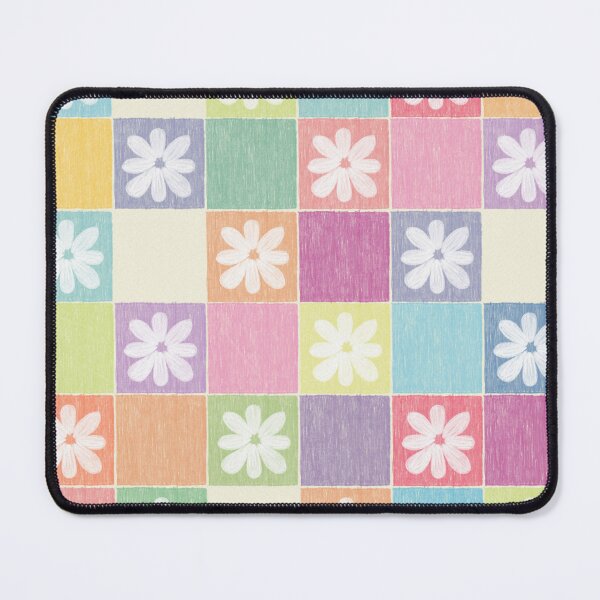 Item preview, DP282-1 Floral Checkered Pastel designed and sold by DuckyRubin.
