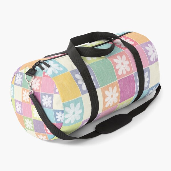 Item preview, DP282-1 Floral Checkered Pastel designed and sold by DuckyRubin.